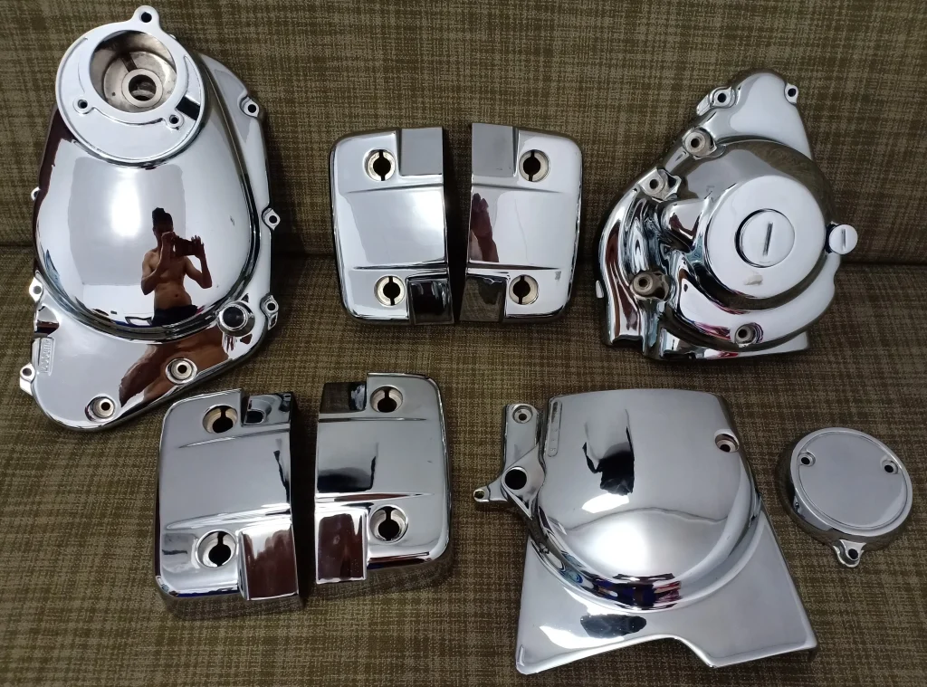 Chrome Finish for Motorbike Parts