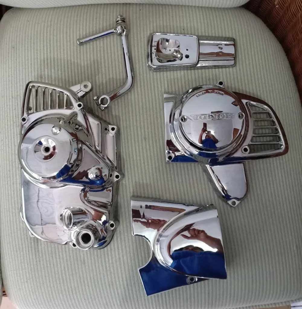 Chrome electroplating In Motorcycle parts