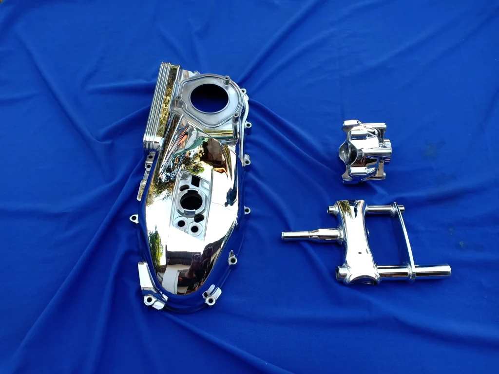 Chrome Plated Parts Of Motorbike