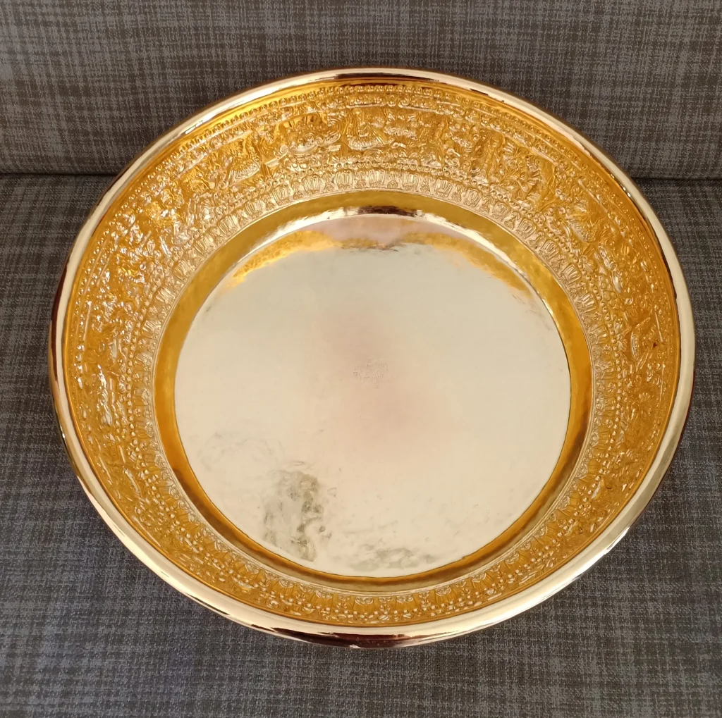 gold plated balines crafted bowls
