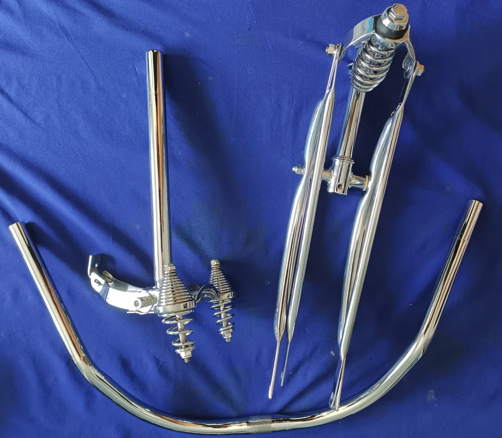 medium chrome plating parts in motorbike
