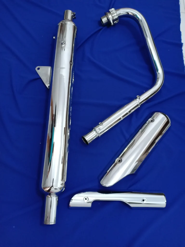 motorbike muffler Chrome plating
