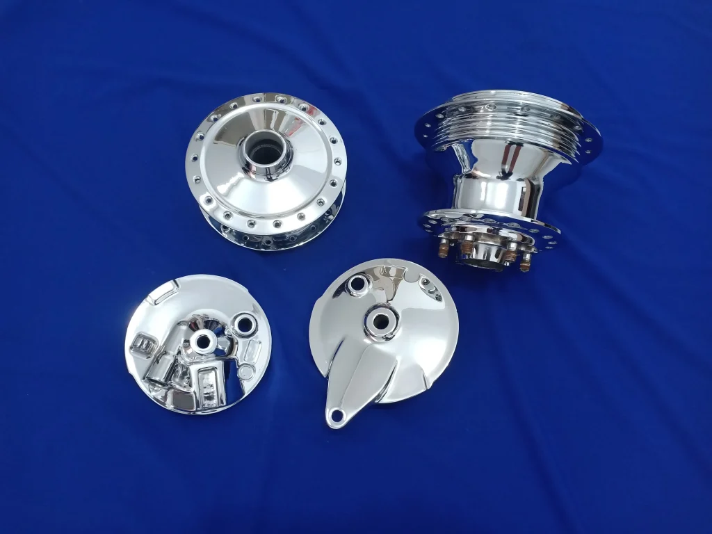motorbike wheel parts Chrome plating
