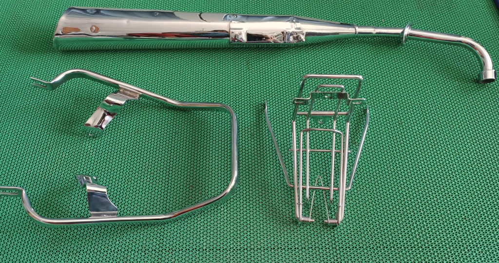 muffler chrome plating
