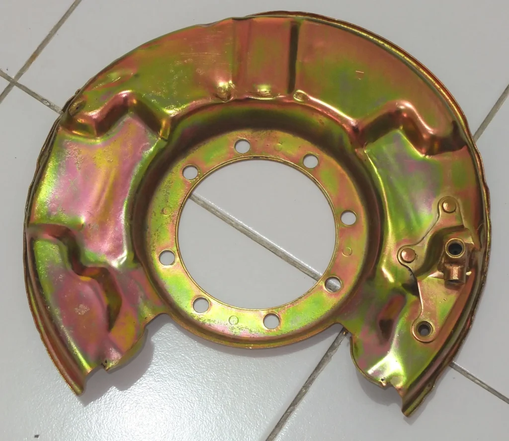 galvanizing on motorbike parts
