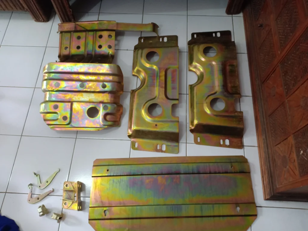 galvanizing parts of car