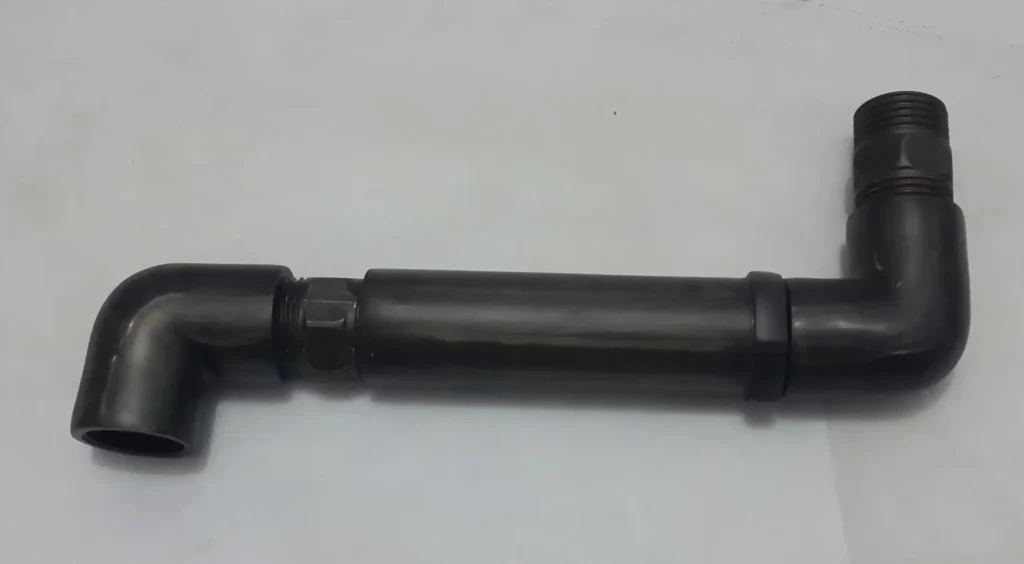patina plated water pipe