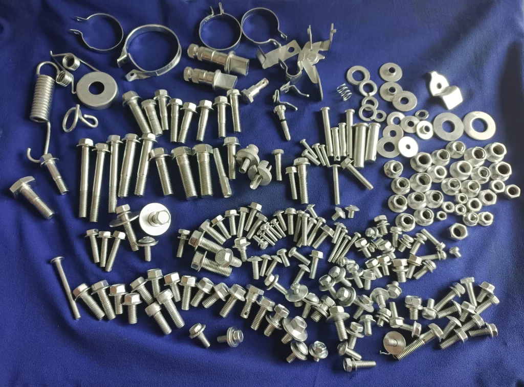 zinc plating on bolt and nut